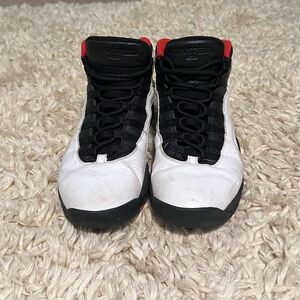 Air Jordan 10 ‘Double Nickel’ Men’s Sz 11.5 Wht/Blk/Red 310805-102